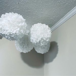 4 Hanging Decor Balls from Hobby Lobby.  Brand-new